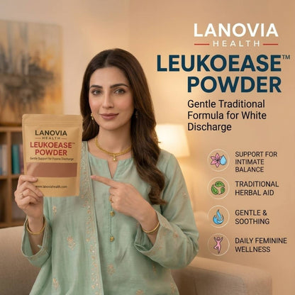 LeukoEase Powder™ – White Discharge & Hormonal Balance Support