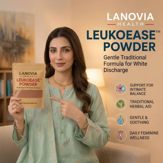 LeukoEase Powder™ – White Discharge & Hormonal Balance Support