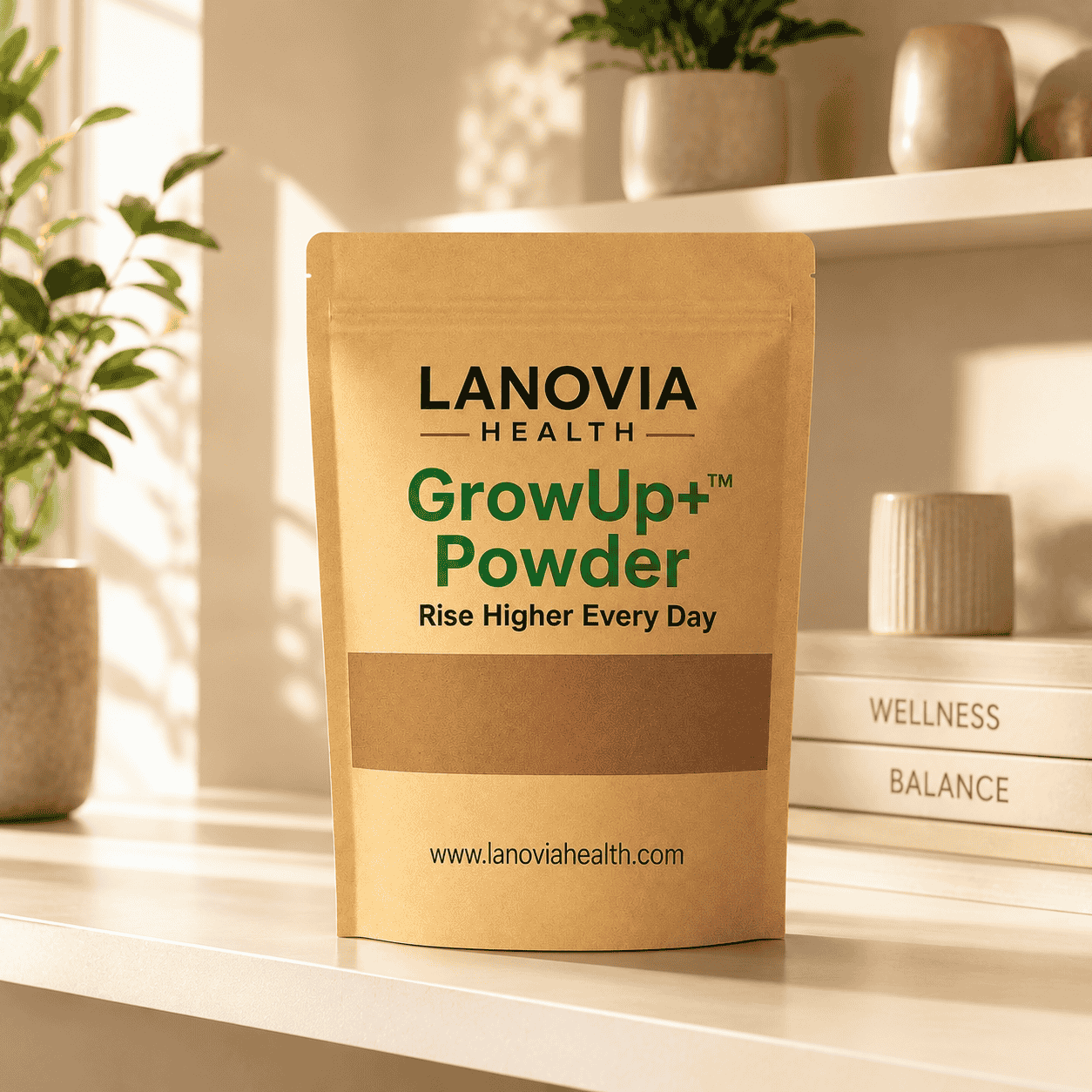 GrowUp+™ Powder – (قد بڑھائیں، اعتماد بڑھائیں)